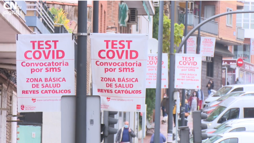 Pruebas test antigenos san sebastian de los reyes reyes catolicos