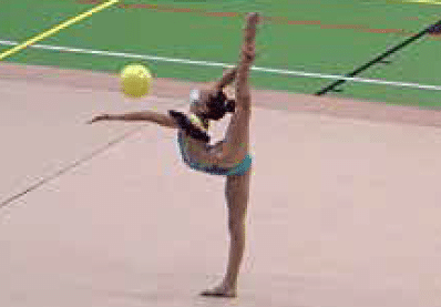 Uno de los ejercicios realizados por una participante