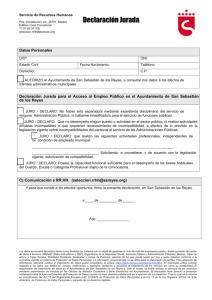 Declaracion jurada. Incompatibilidad. No separación servicio 2026.Autorizacion consulta datos RELLENABLE (1).pdf