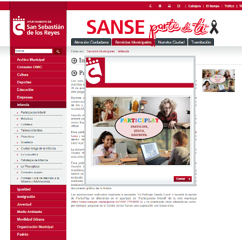 Imagen Infancia propone dar la bienvenida al verano con el juego online ‘ParticiPlay’, para fomentar los derechos de los más jóvenes