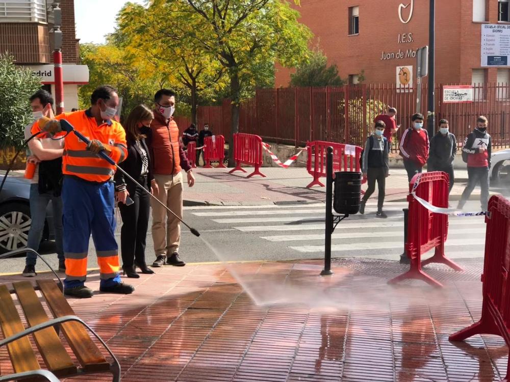 Desinfección Centro Gloria Fuertes Test Covid San Sebastián de los Reyes