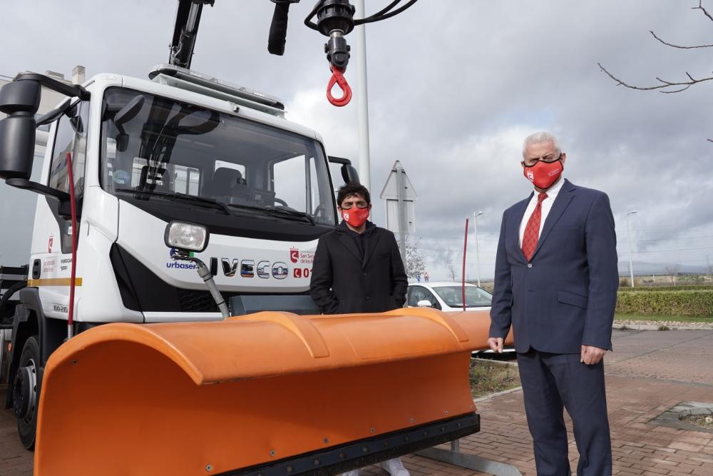 El alcalde y el vicealcalde, en la presentación del Plan de Inclemencias invernales.