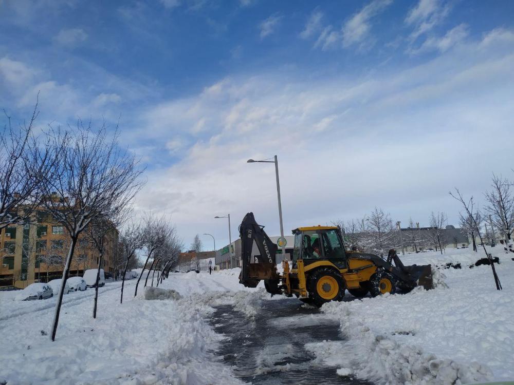 Operativo contra el temporal. 