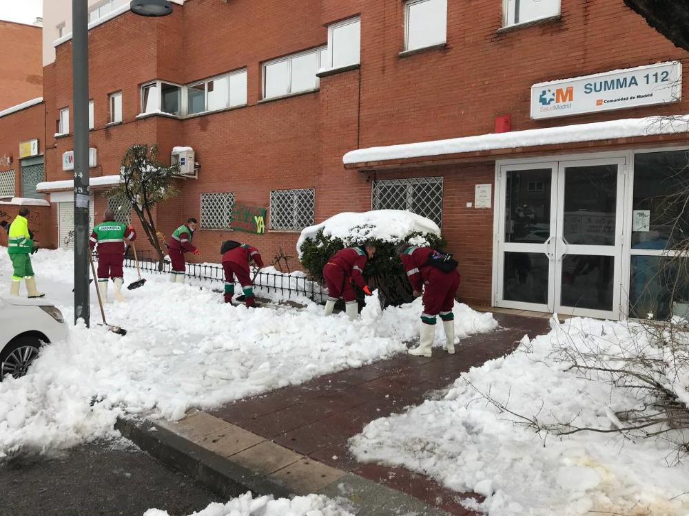 Imagen El Hospital Infanta Sofía y el Summa 112 agradecen al Ayuntamiento que haya priorizado despejar sus entornos por las urgencias médicas