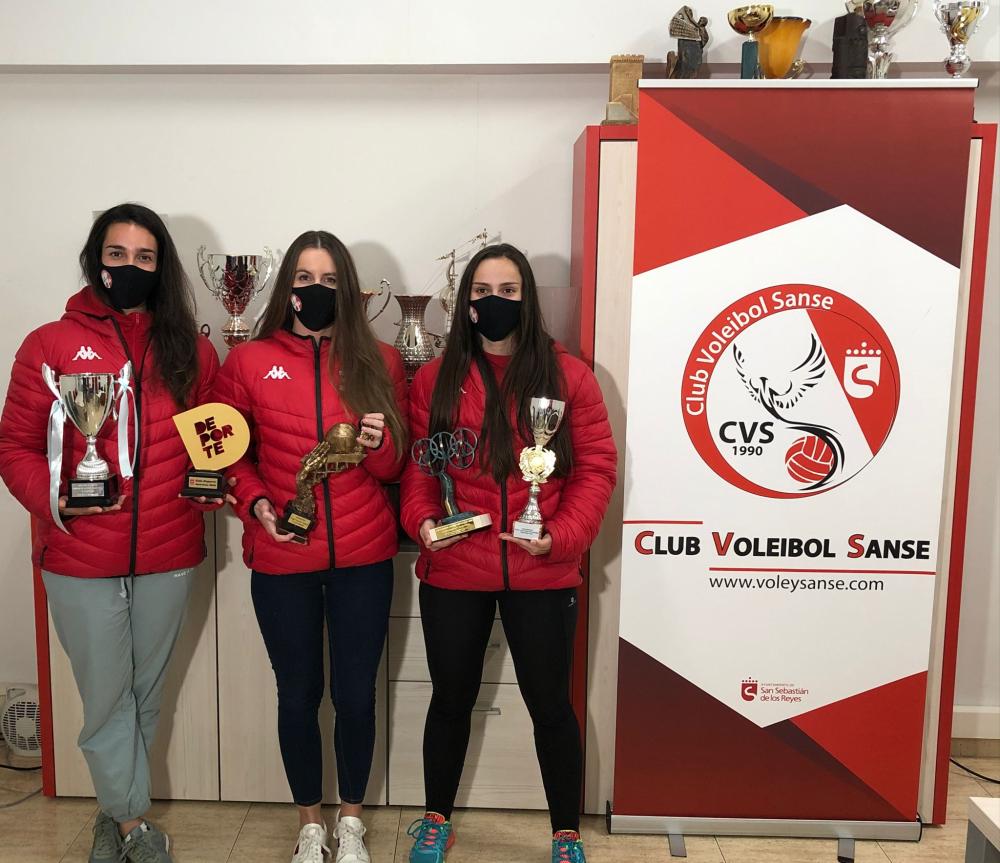Imagen Mujeres deportistas de ‘Sanse en acción’ (5): Amaia Calvo, del Club Voleibol Sanse; y Clara Pérez, del Club de Atletismo San Sebastián de Los Reyes-Clínica Menorca