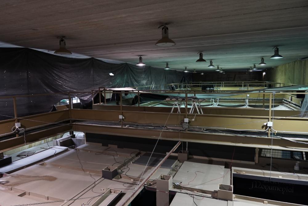 Obras en el interior de los Corrales suelta.