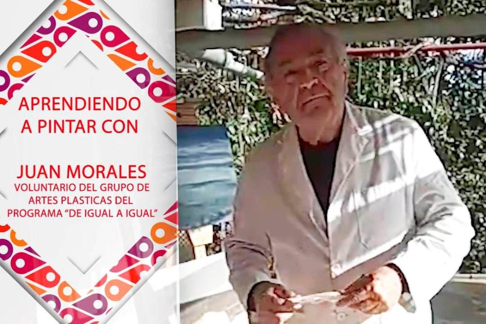 Juan Morales, voluntario de Personas Mayores.