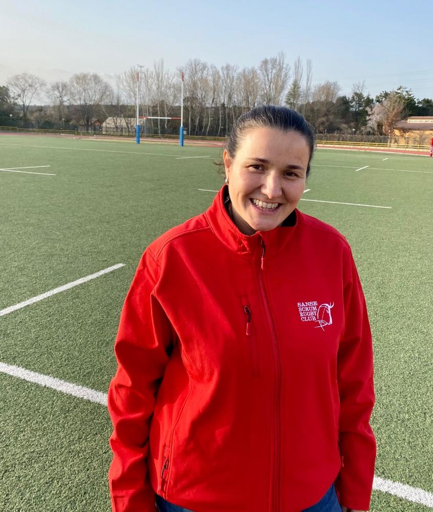 María Bermejo, vicepresidenta del Sanse Scrum Rugby Club