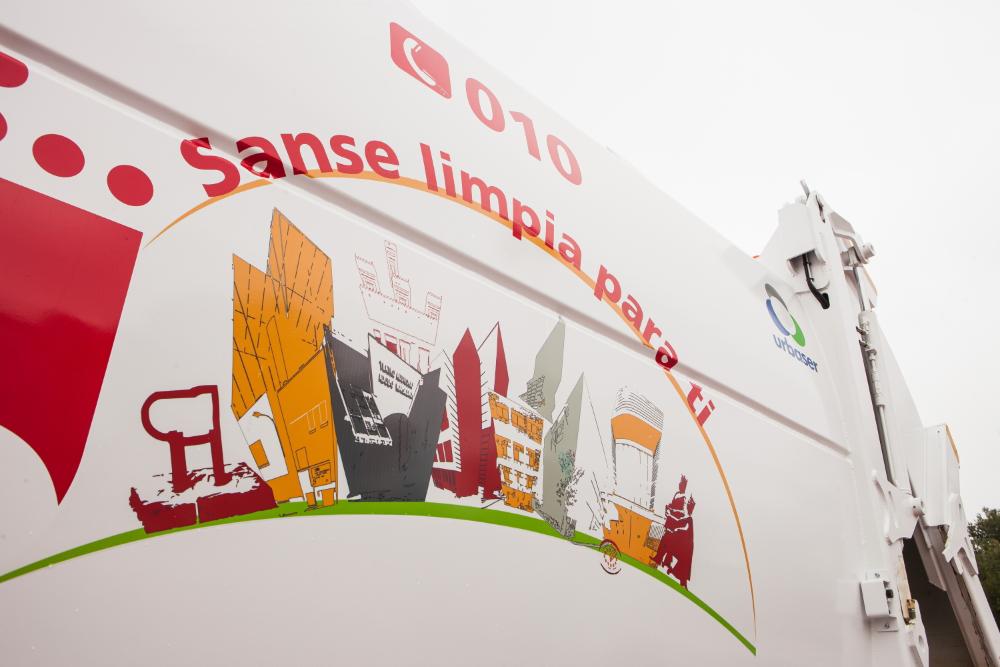 Logotipo publicitario de la campaña de limpieza en nuestra ciudad.