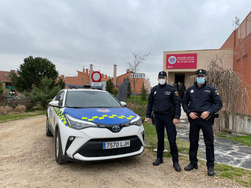Patrulla operativa en el Club de Campo.