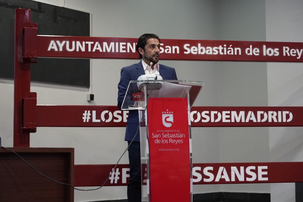 El vicealcalde, en la presentación del Plan de seguridad para los encierros.