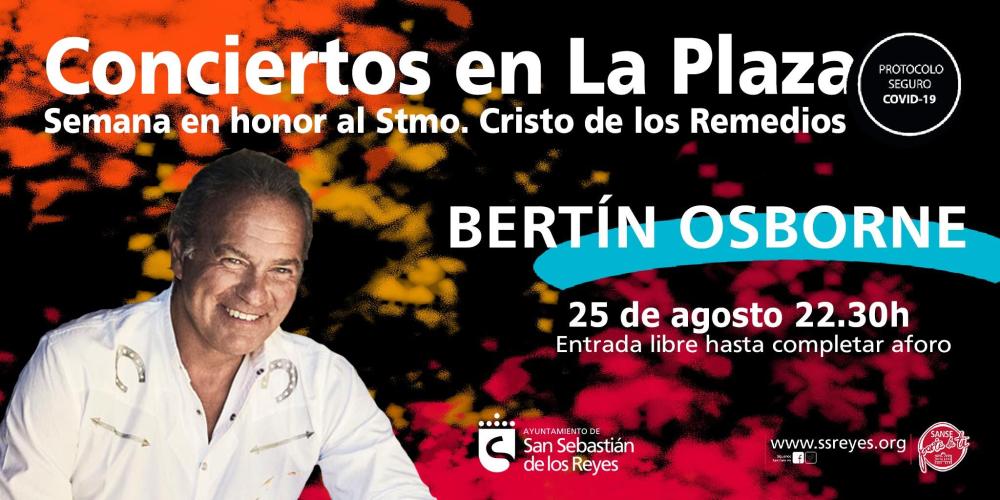 Imagen Bertín Osborne, el Dúo Dinámico, Shinova, DePedro, Raya Real, VarryBrava, Revólver, Los Zigarros, Rafa de `La Unión´ y artistas locales actuarán gratis para los empadronados en Sanse