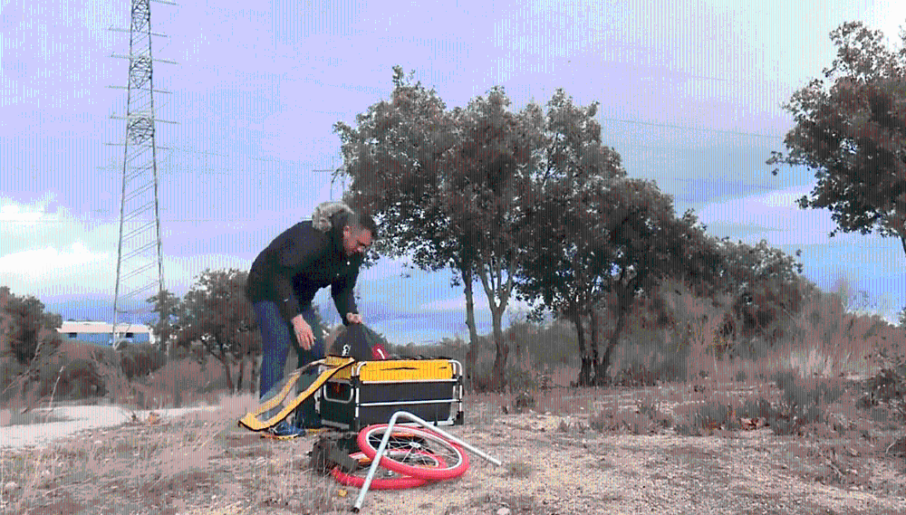 Imagen Sanse apoya la gesta ambiental de Santiago Sánchez que caminará 6.800 kilómetros hasta Qatar