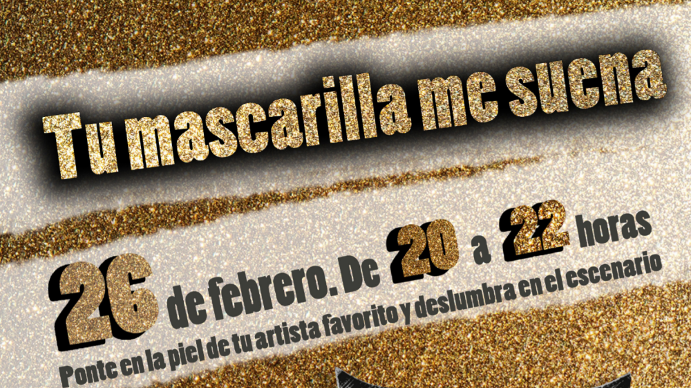 Imagen ‘Tu mascarilla me suena’, el plato fuerte del Centro Joven de San Sebastián de los Reyes para el Carnaval