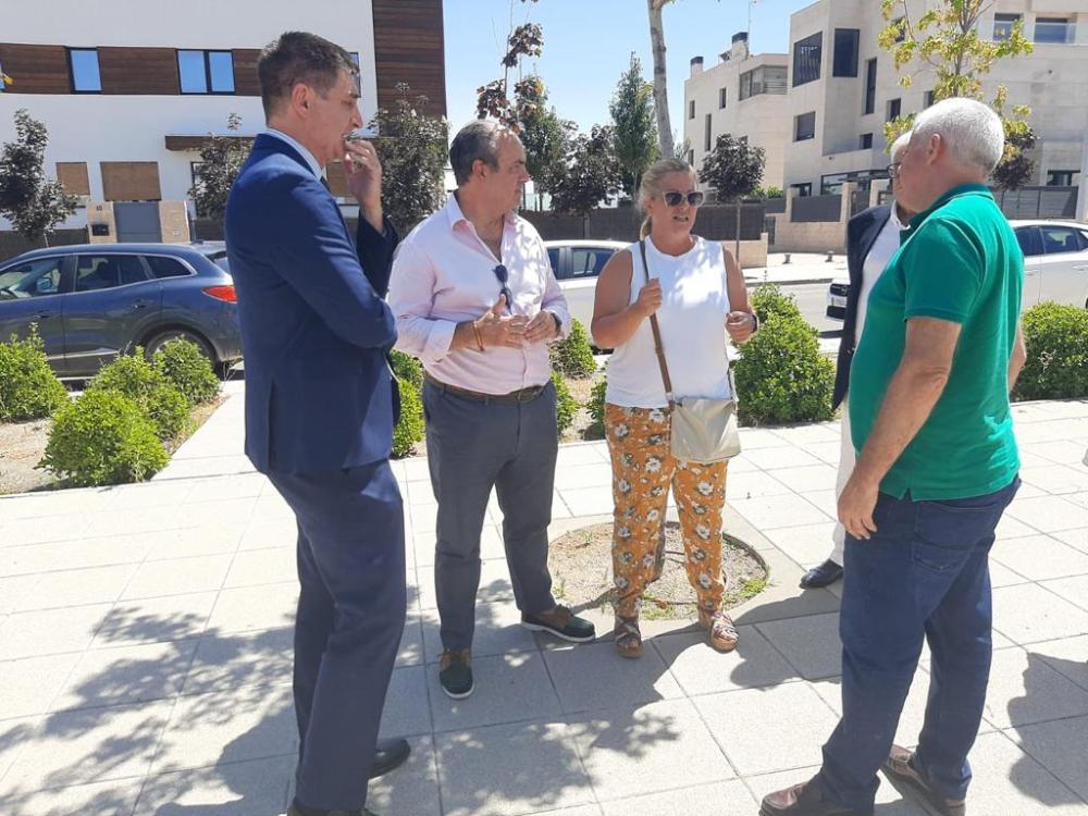 Imagen Avanzan las obras en las zonas verdes y los parques del barrio de Tempranales