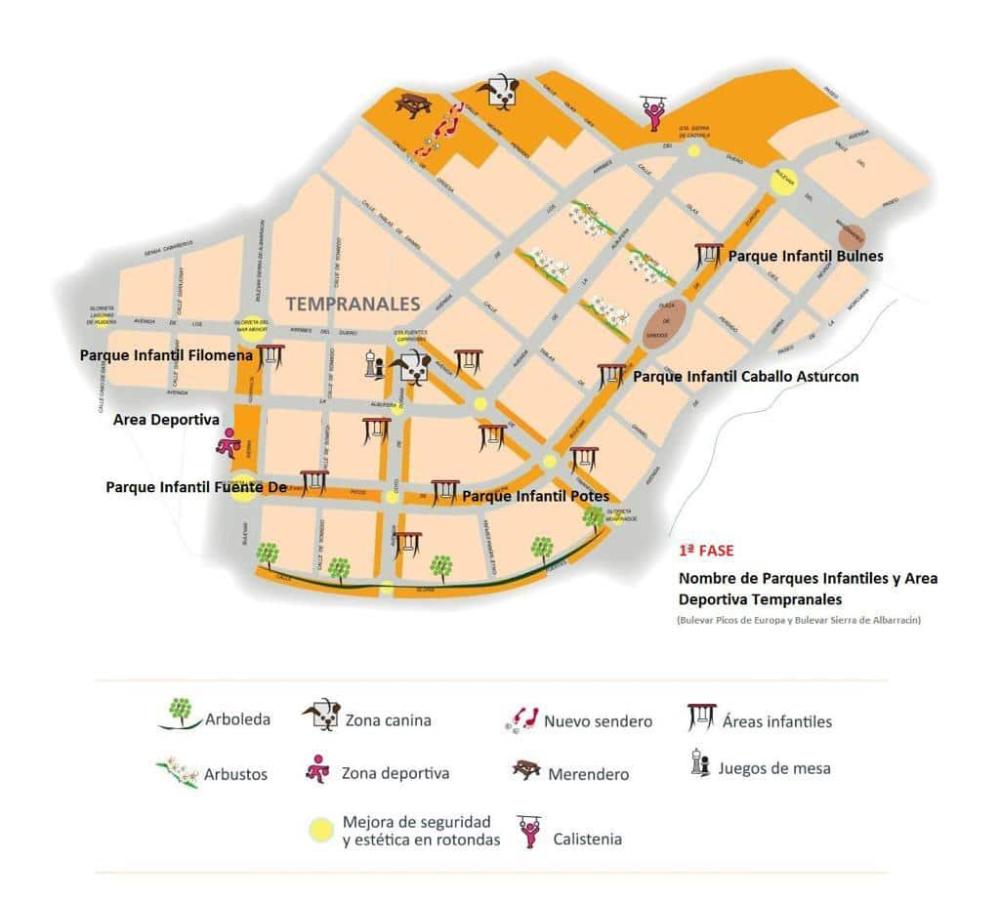 Imagen Ya están abiertas ocho nuevas instalaciones en las zonas verdes del barrio de Tempranales