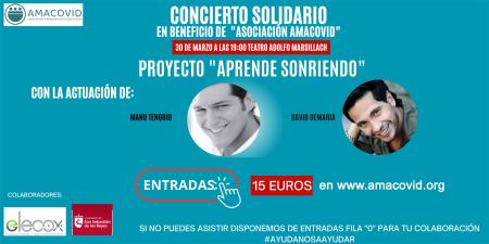Imagen El Ayuntamiento colabora con AMACOVID en el concierto solidario de Manu Tenorio y David DeMaría
