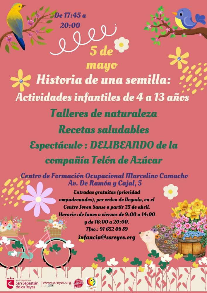 Imagen Talleres y teatro con sabor a primavera para niños y niñas de 4 a 13 años