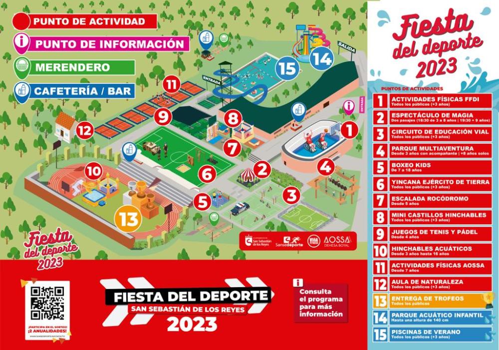 Imagen Agua, magia, accesibilidad y educación vial, protagonistas de la Fiesta del Deporte