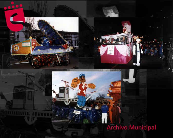 Imagen Varias carrozas de peñas en cabalgatas Reyes Magos