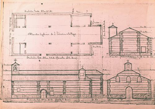 Imagen Plano de la Iglesia San Sebastián Mártir