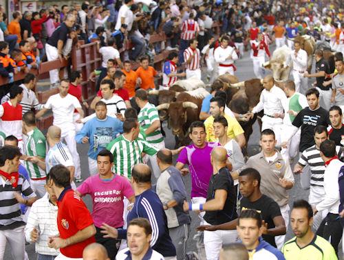 Imagen Galería de imágenes del encierro del 29 de agosto de 2011