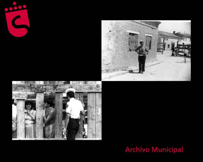 Imagen Policía Local en blanco y negro