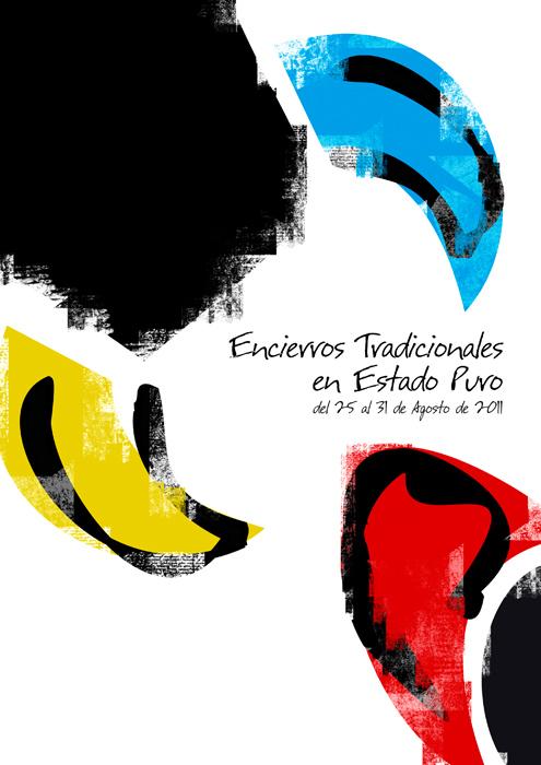 Imagen Carteles anunciadores de las Fiestas y Encierros 2011