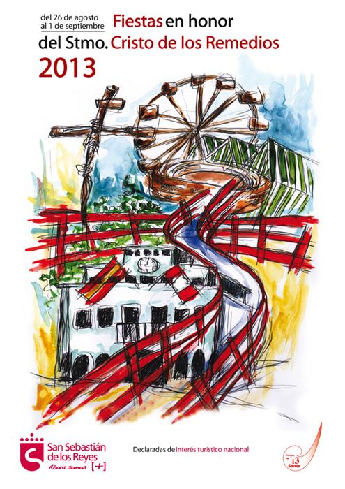 Imagen Carteles anunciadores de las Fiestas y Encierros 2013