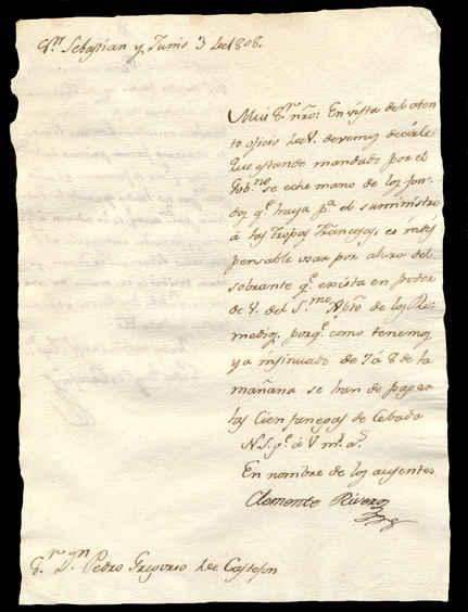 Imagen 3 de junio de 1808. Anverso