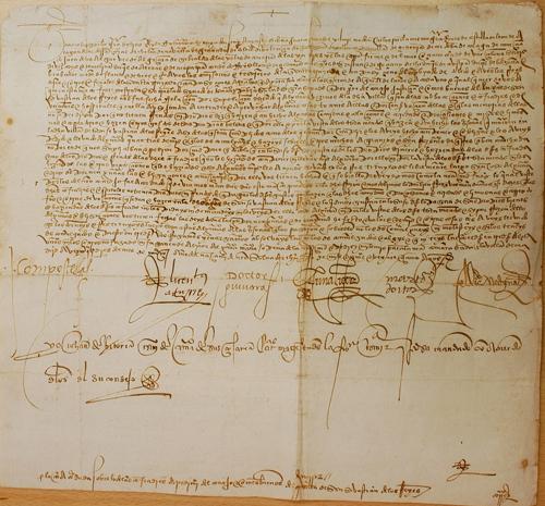 Imagen Provisión Real de la Cancillería del Emperador Carlos I