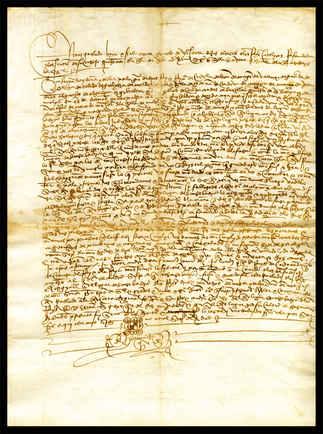 Imagen 1496, febrero, 9. Valladolid. AM SSREYES