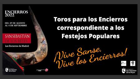 Imagen Todos los toros que correrán en el encierro de Sanse