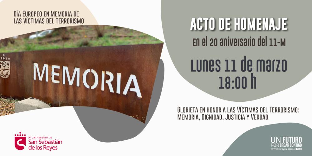 Imagen El Ayuntamiento invita a la ciudadanía a conmemorar el Día Europeo de las Víctimas del Terrorismo