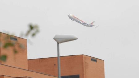 Imagen San Sebastián de los Reyes exige a los agentes competentes en materia aeroportuaria una solución al problema del ruido de los aviones...
