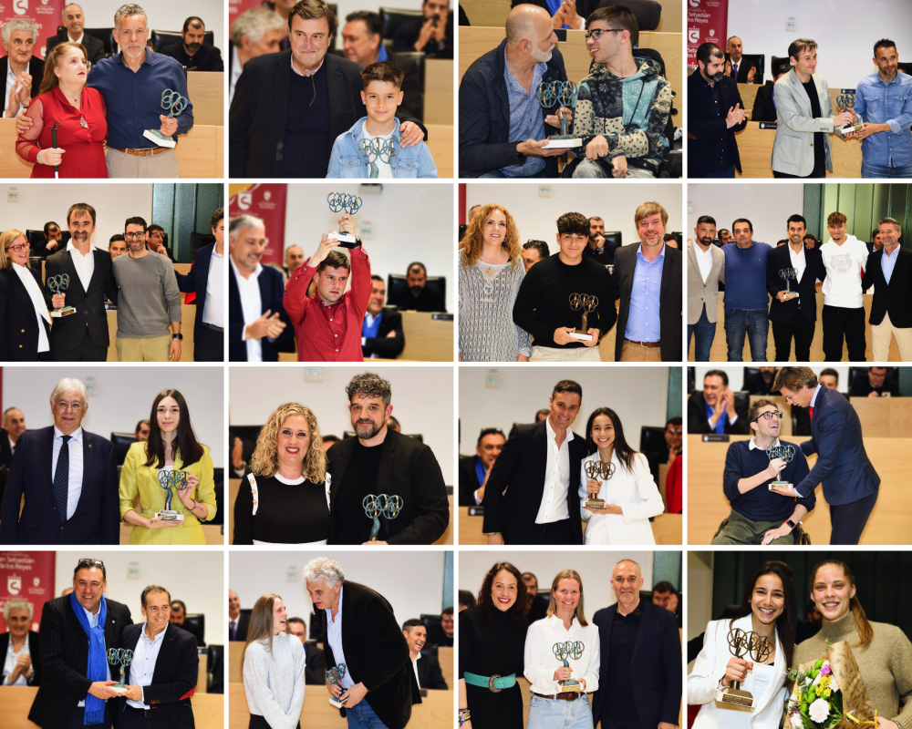 Imagen La ciudad reconoció anoche a 16 seres humanos ejemplares que encarnan en su día a día los verdaderos valores del deporte