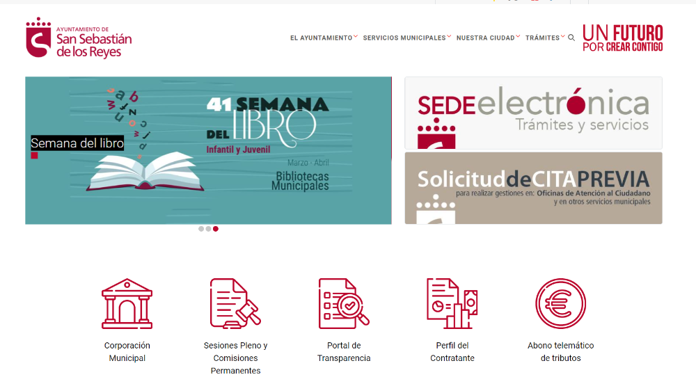 Imagen El Ayuntamiento estrena nueva web corporativa con una modificación radical de su diseño