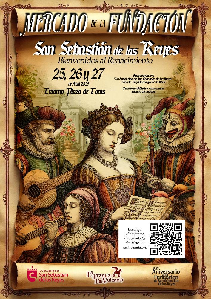 Imagen Un Mercado renacentista, del 25 al 27 de abril, para conmemorar el 533º Aniversario de la Fundación.