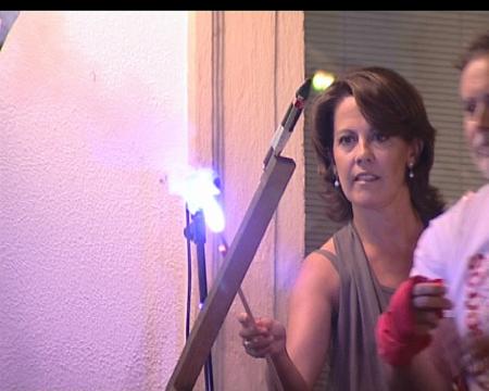 Imagen Yolanda Barcina, alcaldesa de Pamplona inaugura las fiestas de Sanse 2010