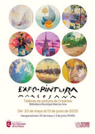 Exposición de pintura de los alumnos de Creartes