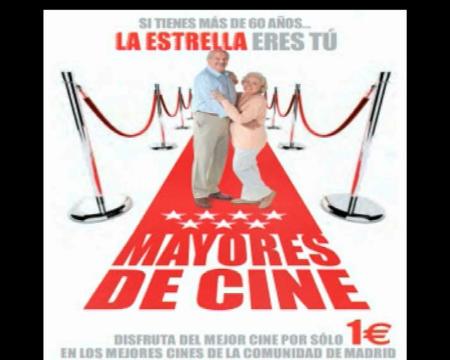 Imagen Los mayores al cine por 1 euro