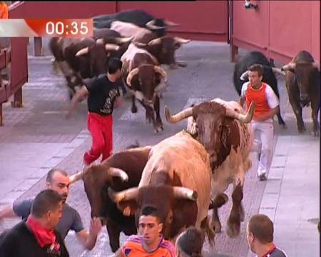 Imagen Encierro del 27 de Agosto de 2009