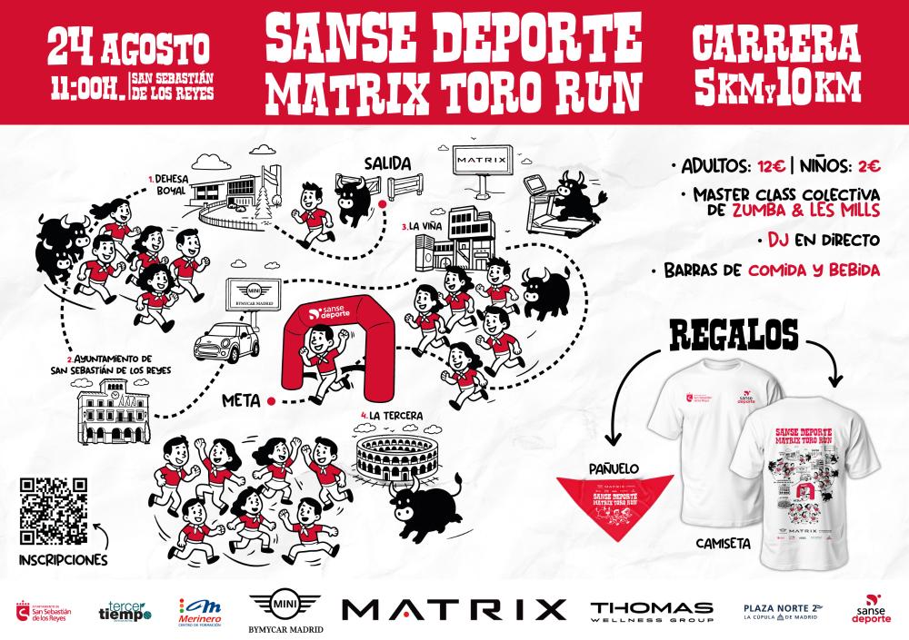 Imagen Vuelve la carrera Sanse Deporte Matrix Toro Run el día 24 de agosto