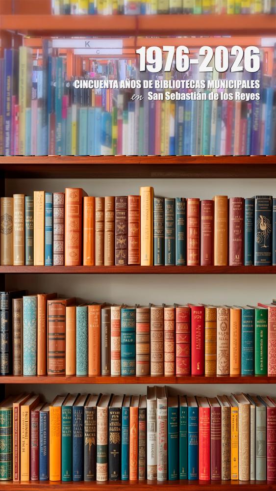 Imagen 1976-2026: Cincuenta años de bibliotecas municipales en San Sebastián de los Reyes