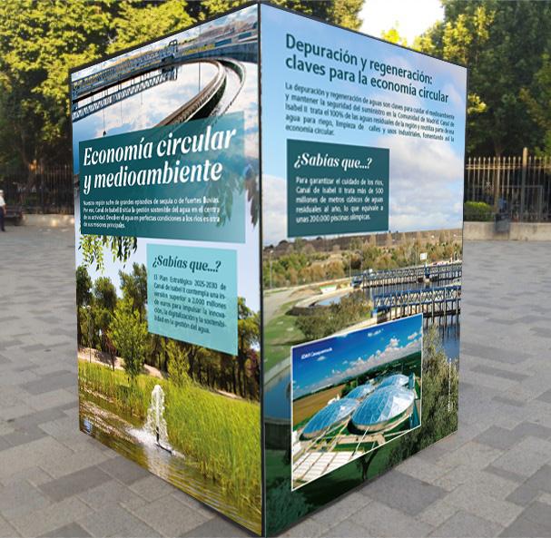 Imagen Canal de Isabel II celebra su 175º aniversario con una exposición en nuestra ciudad