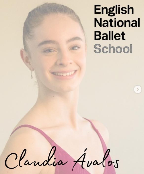 Imagen Claudia Ávalos, de Eszena Danza, aceptada en la English National Ballet School para finalizar su formación profesional